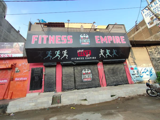 Fitness Empire storefront, Baldia Town, Karachi